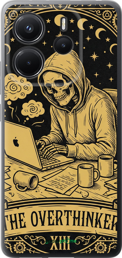Силіконовий чехол The Overthinker для Xiaomi Redmi Note 14 4G - 6774u-3903 изображение 