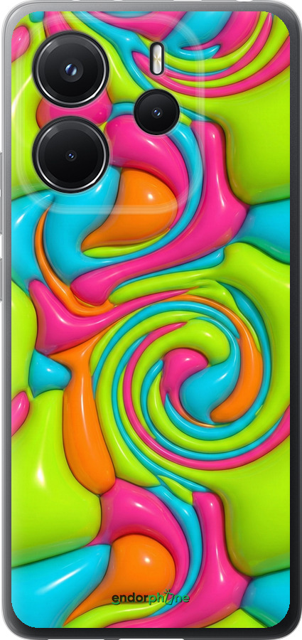 Силіконовий чехол Y2K Jelly Dream для Xiaomi Redmi Note 14 4G - 6780u-3903 изображение 