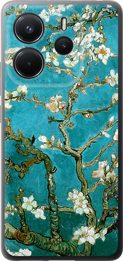 Силиконовый чехол Винсент Ван Гог. Сакура для Xiaomi Redmi Note 14 4G - 841u-3903 изображение 