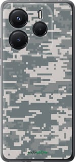 Силиконовый чехол Камуфляж для Xiaomi Redmi Note 14 5G - 1085u-3811 изображение 