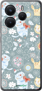 Силіконовий чехол Кошенята v3 для Xiaomi Redmi Note 14 5G - 1223u-3811 изображение 