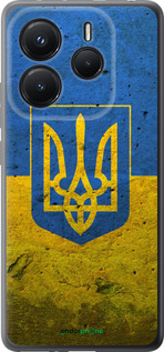 Силіконовий чехол Прапор і герб України 2 для Xiaomi Redmi Note 14 5G - 378u-3811 изображение 