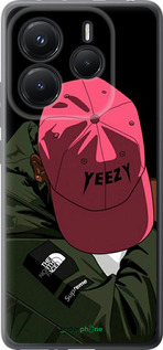 Силиконовый чехол logo de yeezy для Xiaomi Redmi Note 14 5G - 3995u-3811 изображение 