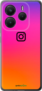 Силиконовый чехол Instagram для Xiaomi Redmi Note 14 5G - 4273u-3811 изображение 