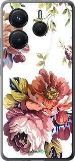 Силіконовий чехол Vintage flowers для Xiaomi Redmi Note 14 5G - 4333u-3811 изображение 
