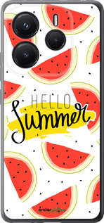 Силіконовий чехол Hello Summer для Xiaomi Redmi Note 14 5G - 4356u-3811 изображение 