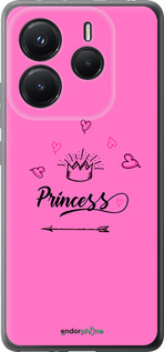 Силиконовый чехол Princess для Xiaomi Redmi Note 14 5G - 4361u-3811 изображение 