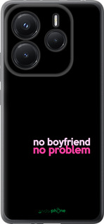 Силиконовый чехол no boyfriend no problem для Xiaomi Redmi Note 14 5G - 4549u-3811 изображение 