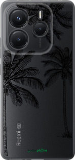 Силиконовый чехол Пальмы1 для Xiaomi Redmi Note 14 5G - 4634u-3811 изображение 