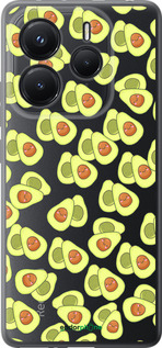 Силіконовий чехол Веселі авокадо для Xiaomi Redmi Note 14 5G - 4799u-3811 изображение 