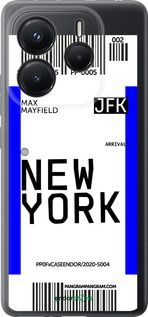 Силиконовый чехол New York для Xiaomi Redmi Note 14 5G - 4861u-3811 изображение 