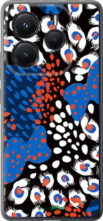 Силиконовый чехол Абстрактный фон v2 для Xiaomi Redmi Note 14 5G - 5503u-3811 изображение 