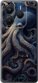 Силиконовый чехол Осьминог для Xiaomi Redmi Note 14 5G - 5551u-3811 изображение 