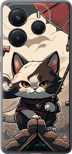 Силиконовый чехол Япония - кот на крыше для Xiaomi Redmi Note 14 5G - 5582u-3811 изображение 