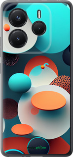 Силіконовий чехол Горошок абстракція для Xiaomi Redmi Note 14 5G - 5608u-3811 изображение 