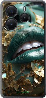 Силиконовый чехол Губы 2 для Xiaomi Redmi Note 14 5G - 5667u-3811 изображение 