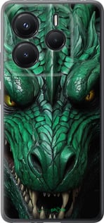 Силиконовый чехол Зелёный дракон v2 для Xiaomi Redmi Note 14 5G - 5817u-3811 изображение 