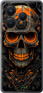 Силіконовий чехол Череп для Xiaomi Redmi Note 14 5G - 5952u-3811 изображение 