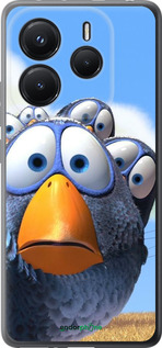 Силиконовый чехол Angry Birds для Xiaomi Redmi Note 14 5G - 6008u-3811 изображение 
