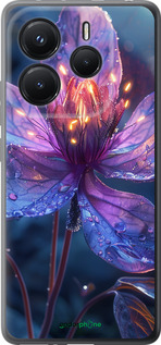 Силиконовый чехол Магический цветок для Xiaomi Redmi Note 14 5G - 6038u-3811 изображение 