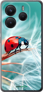 Силиконовый чехол Божья коровка для Xiaomi Redmi Note 14 5G - 6049u-3811 изображение 