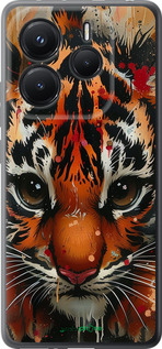 Силиконовый чехол Mini tiger для Xiaomi Redmi Note 14 5G - 6052u-3811 изображение 
