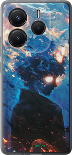 Силіконовий чехол Сатору Годжо для Xiaomi Redmi Note 14 5G - 6129u-3811 изображение 