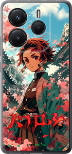 Силиконовый чехол Tanjiro Kamado для Xiaomi Redmi Note 14 5G - 6132u-3811 изображение 