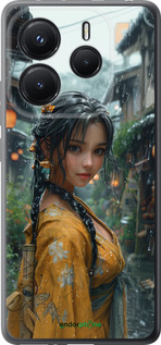 Силиконовый чехол Anime-girl для Xiaomi Redmi Note 14 5G - 6133u-3811 изображение 