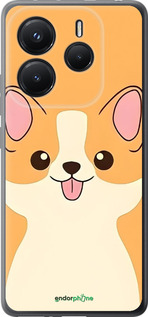 Силіконовий чехол Милый пес для Xiaomi Redmi Note 14 5G - 6296u-3811 изображение 