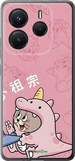 Силіконовий чехол Том і джеррі 2 для Xiaomi Redmi Note 14 5G - 6359u-3811 изображение 