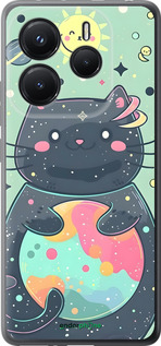 Силіконовий чехол Милый котик для Xiaomi Redmi Note 14 5G - 6364u-3811 изображение 