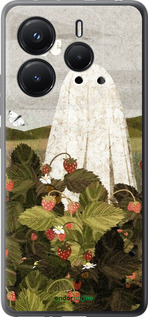 Силиконовый чехол Клубничные поля и привидения для Xiaomi Redmi Note 14 5G - 6426u-3811 изображение 