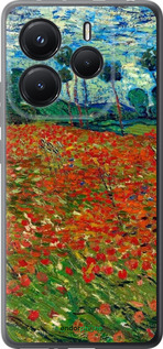 Силіконовий чехол Вінсент Ван Гог-Макове поле для Xiaomi Redmi Note 14 5G - 6466u-3811 изображение 