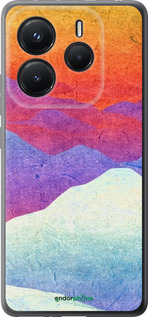 Силіконовий чехол Гірський захід сонця для Xiaomi Redmi Note 14 5G - 6479u-3811 изображение 