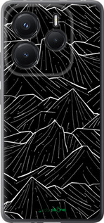 Силіконовий чехол Із зображенням Темних гір для Xiaomi Redmi Note 14 5G - 6489u-3811 изображение 