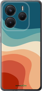 Силіконовий чехол У стилі ретро з хвилями для Xiaomi Redmi Note 14 5G - 6531u-3811 изображение 