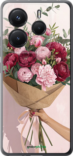 Силиконовый чехол Пионы 1 для Xiaomi Redmi Note 14 5G - 6705u-3811 изображение 