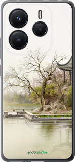 Силиконовый чехол Японский пейзаж для Xiaomi Redmi Note 14 5G - 776u-3811 изображение 