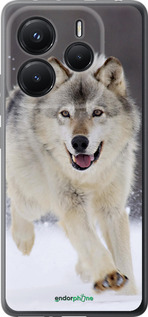 Силиконовый чехол Бегущий волк для Xiaomi Redmi Note 14 5G - 826u-3811 изображение 