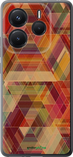 Силиконовый чехол Геометрический узор для Xiaomi Redmi Note 14 5G - 904u-3811 изображение 