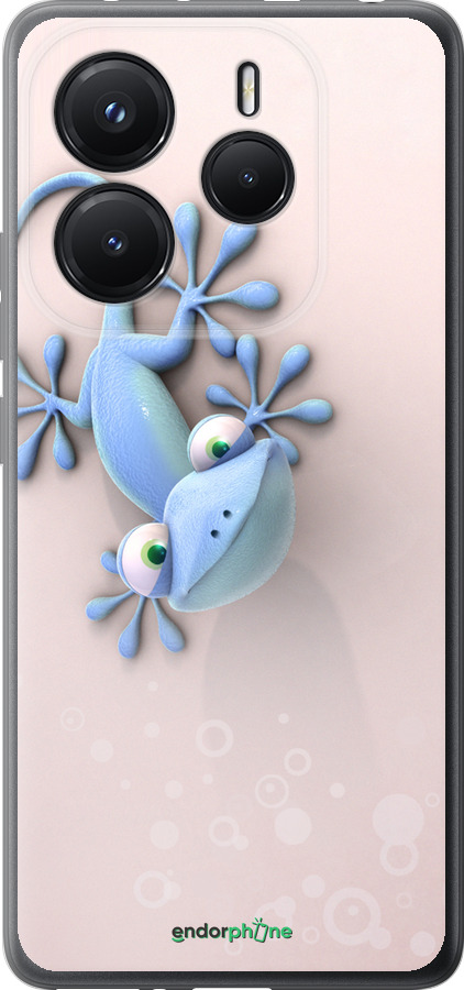 Силиконовый чехол Геккончик для Xiaomi Redmi Note 14 5G - 1094u-3811 изображение 