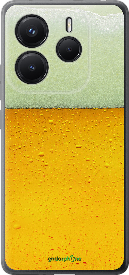 Силиконовый чехол Пиво для Xiaomi Redmi Note 14 5G - 1145u-3811 изображение 