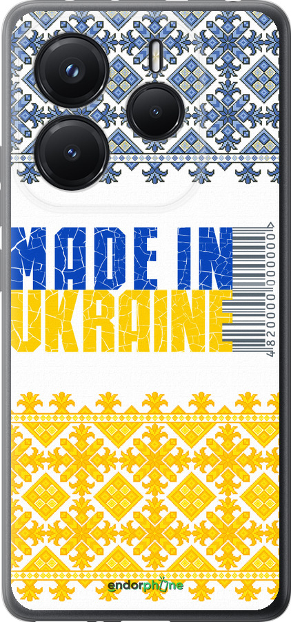Силіконовий чехол Made in Ukraine  для Xiaomi Redmi Note 14 5G - 1146u-3811 изображение 