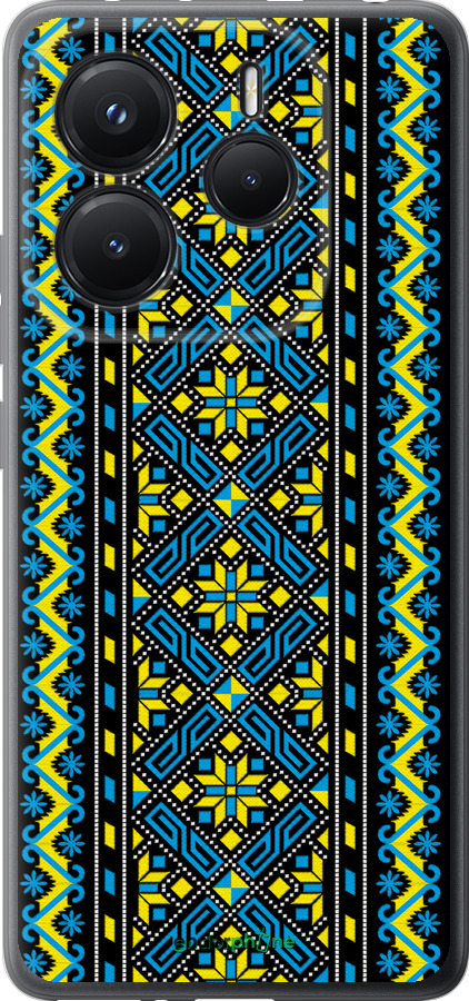 Силіконовий чехол Вишиванка 39 для Xiaomi Redmi Note 14 5G - 1173u-3811 изображение 