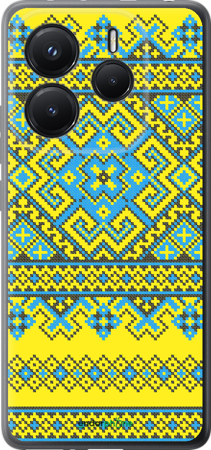 Силіконовий чехол Вишиванка 41 для Xiaomi Redmi Note 14 5G - 1175u-3811 изображение 