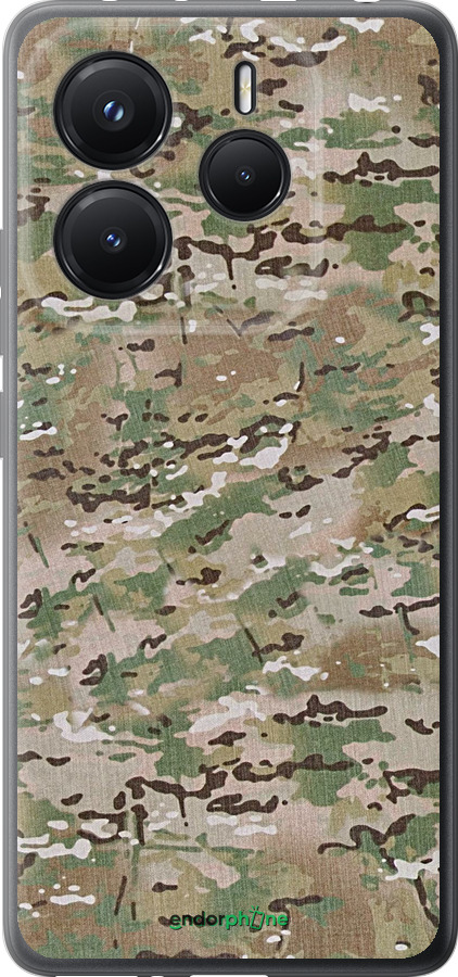 Силіконовий чехол Камуфляж v5 для Xiaomi Redmi Note 14 5G - 1201u-3811 изображение 