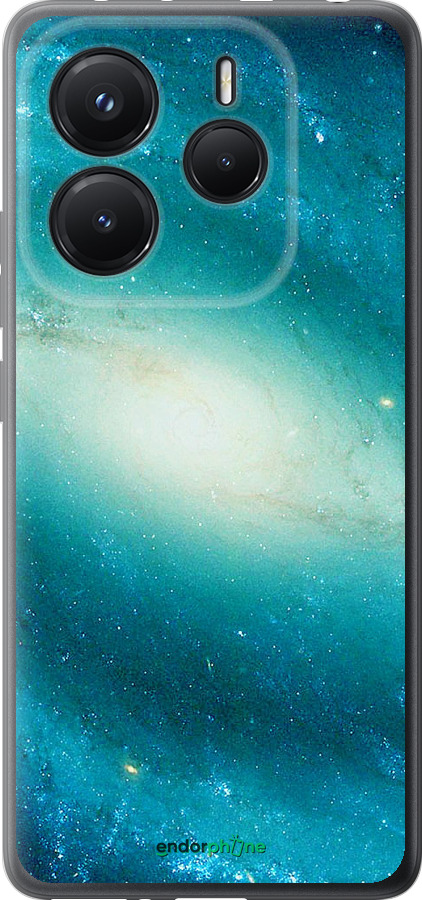 Силиконовый чехол Голубая галактика для Xiaomi Redmi Note 14 5G - 177u-3811 изображение 