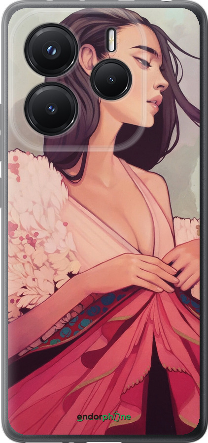Силиконовый чехол Kelsey Beckett для Xiaomi Redmi Note 14 5G - 4034u-3811 изображение 