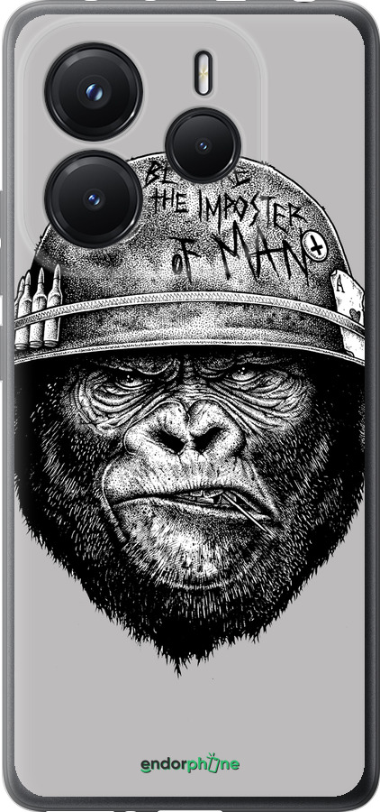 Силіконовий чехол military monkey для Xiaomi Redmi Note 14 5G - 4177u-3811 изображение 